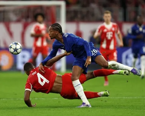 The Blues' boss explodes as the German giants defender Tah avoids sending-off in Champions League setback